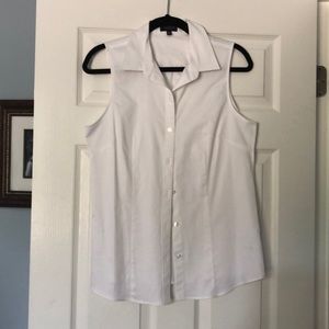 The Limited seamed sleeveless blouse